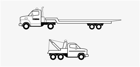 flatbed trailer coloring page